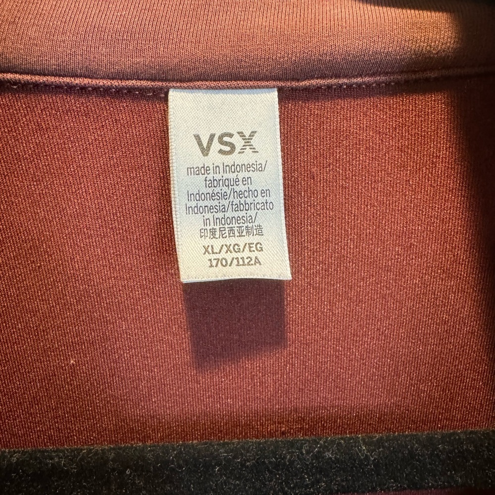 VSX Maroon Zip-Up Jacket - Picture 2 of 4